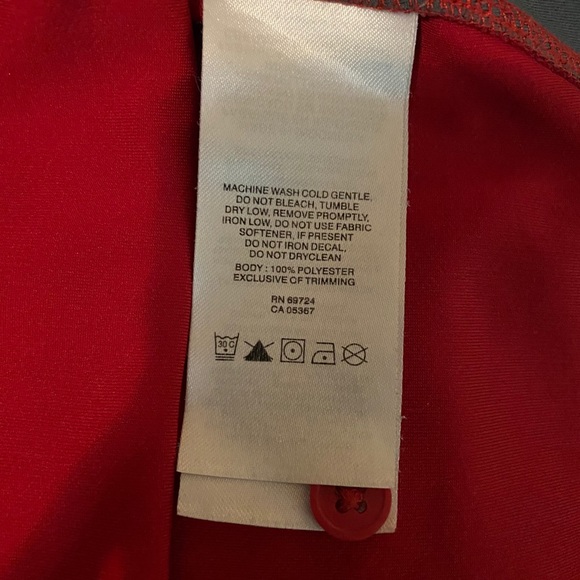 Columbia Small/Medium Men’s Red polo shirt - Picture 3 of 5